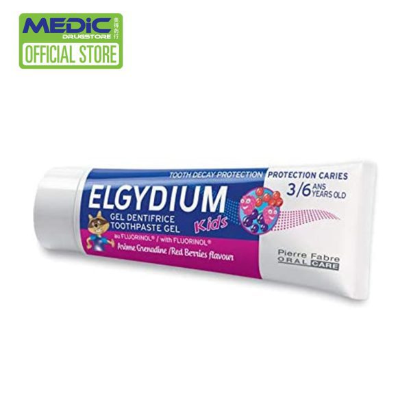 Elgydium Kids Red Berries 3 to 6 years old Tooth Decay Protection 50ml