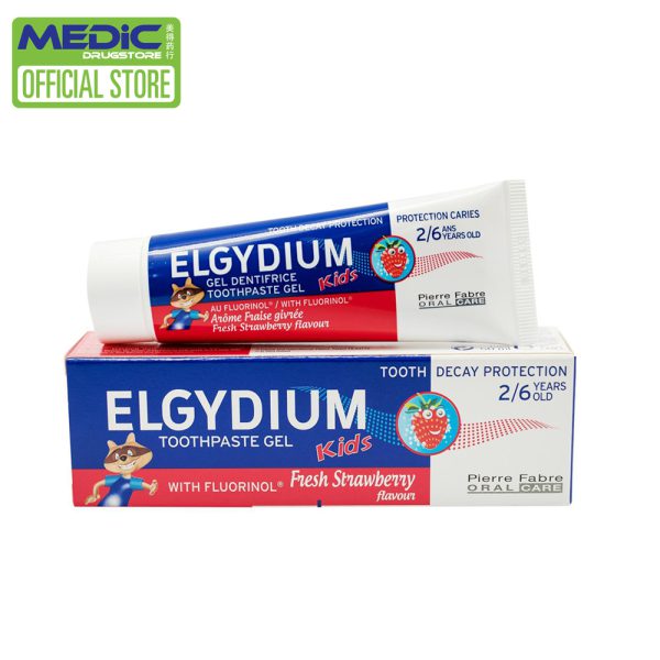 ELGYDIUM kids fresh strawberry toothpaste 50ml