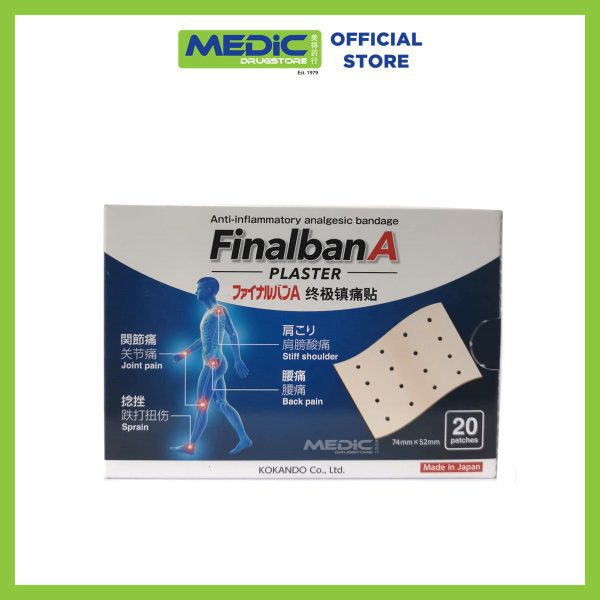 Finalban A Plaster Anti-inflammatory Analgesic Bandage 20s