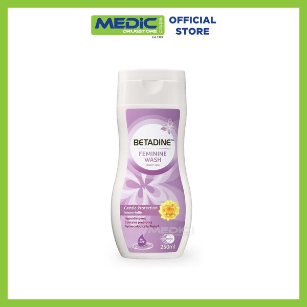 Betadine Feminine Wash Liquid Gentle Protection 250Ml