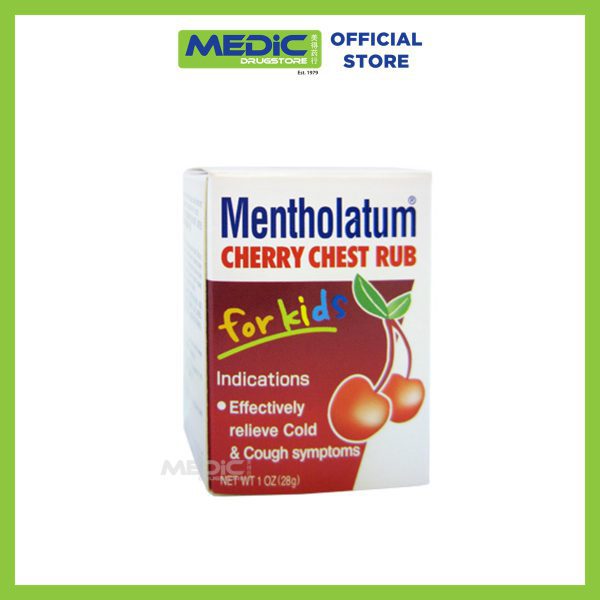 Mentholatum Cherry Chest Rub for Kids 28g