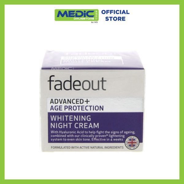 Fade Out Avanced+ Age Protection Whitening Night Cream 50ml