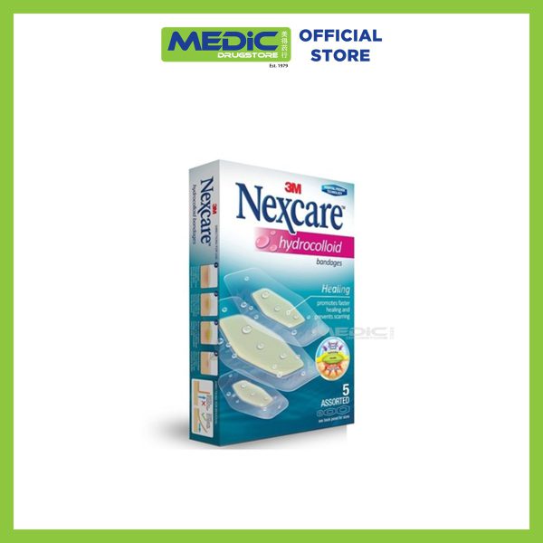 3M Nexcare Hydrocolloid Bandages Assorted 5s