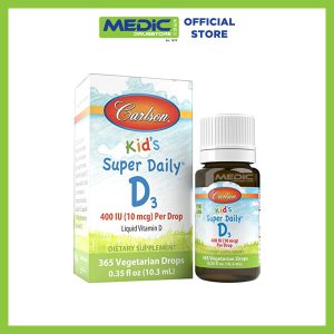 Carlson Kid's Super Daily D3 400IU drop 10.3ml