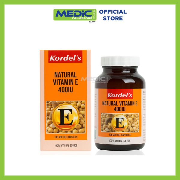 Kordels Natural Vitamin E 400IU 100s