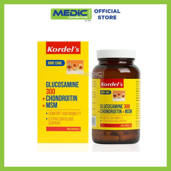 Kordel's Glucosamine 300 + Chondroitin + MSM 100s