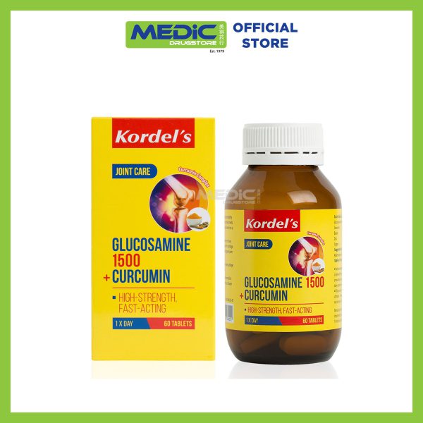 Kordel's Glucosamine 1500 + Curcumin 60s