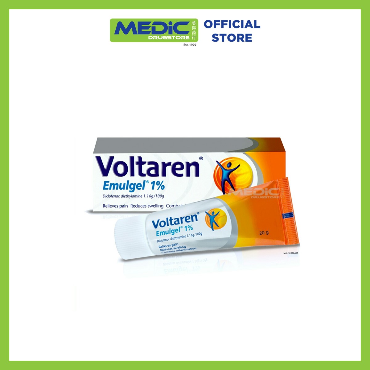 VOLTAREN EMULGEL 1% 20g