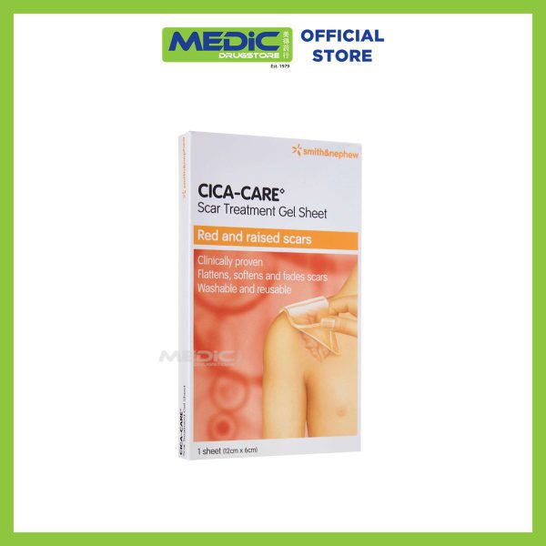 Smith and Nephew CICA-CARE Scar Treatment Gel Sheet (12Cm x 6Cm)