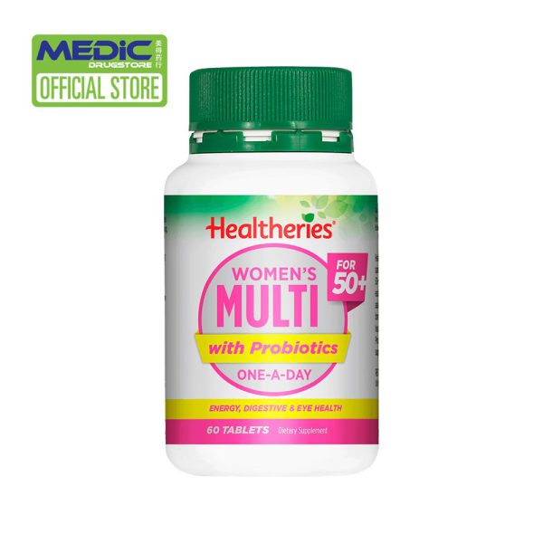 Healtheries Women's Multi One-A-Day with Probiotics 60 Tablets