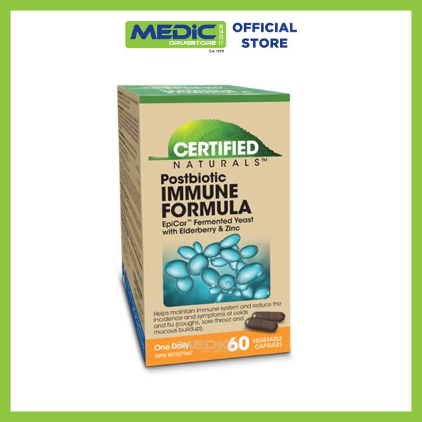 Certified Naturals Postbiotic Immune Formula Capsules 60s